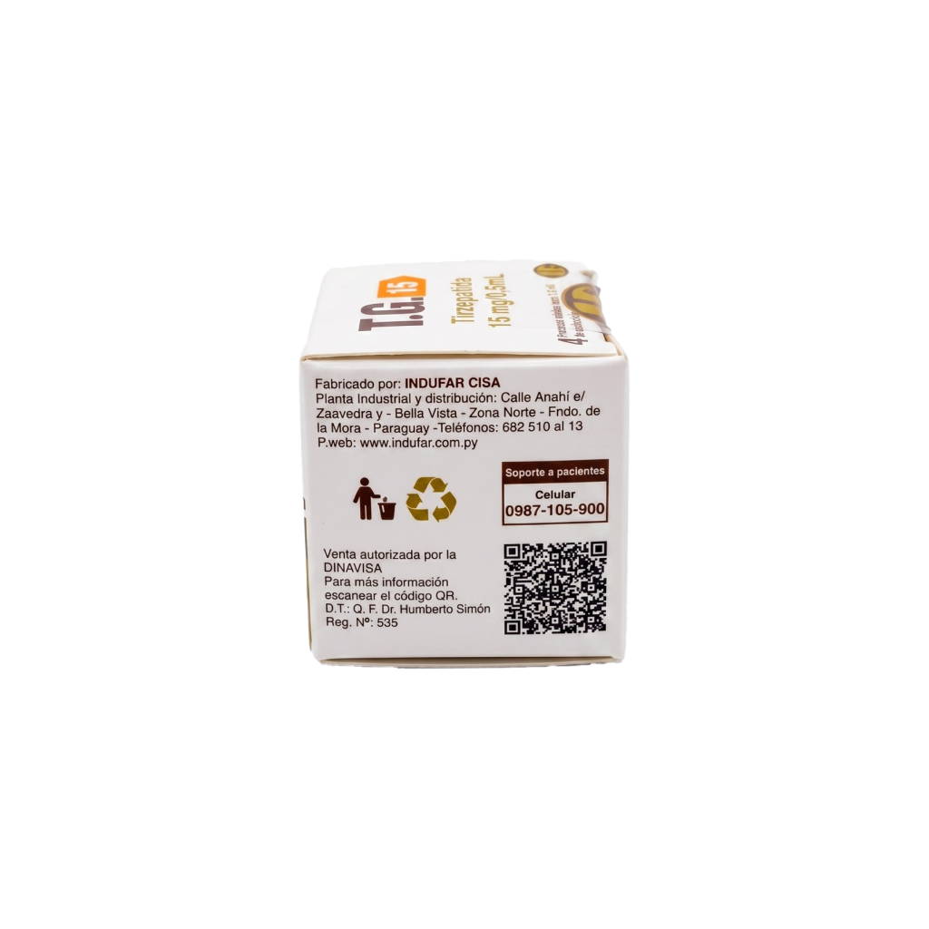 T.G 4 Ampolas 15mg_0,5ml - 1