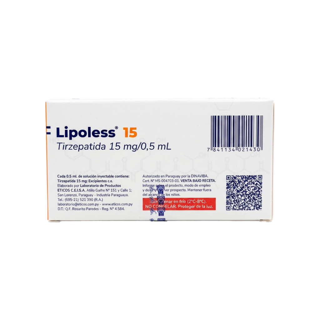 Lipoless 4 Ampolas 15mg_0,5ml