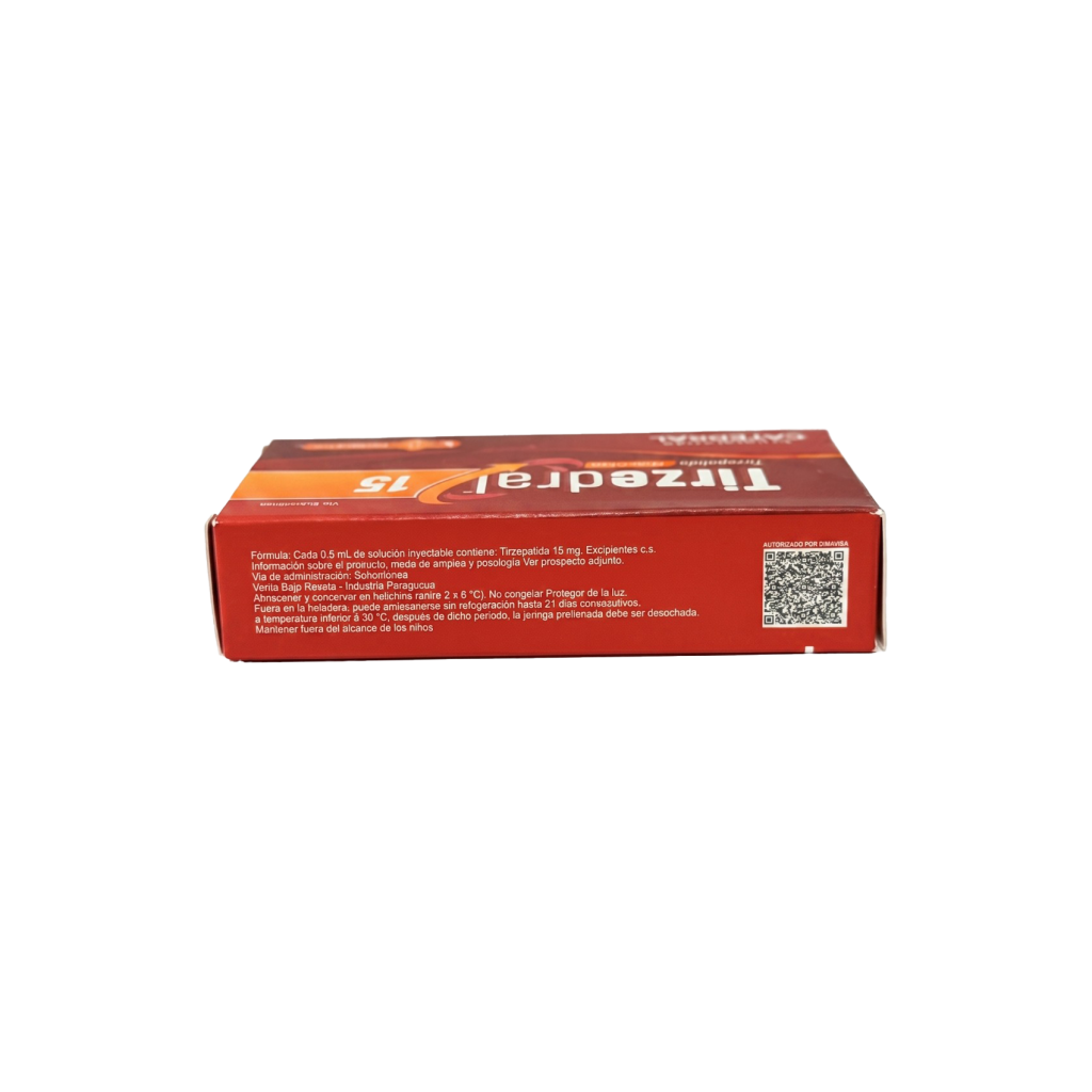 Tirzedral 4 Ampolas 15mg_0,5ml